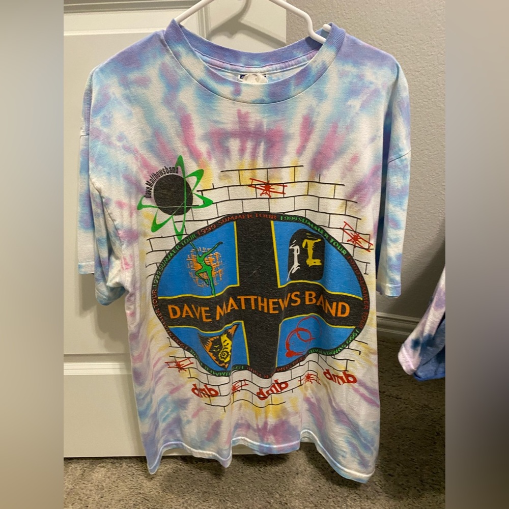 DAVE MATTHEWS BAND SUMMER TOUR TYE DYE T SHIRT